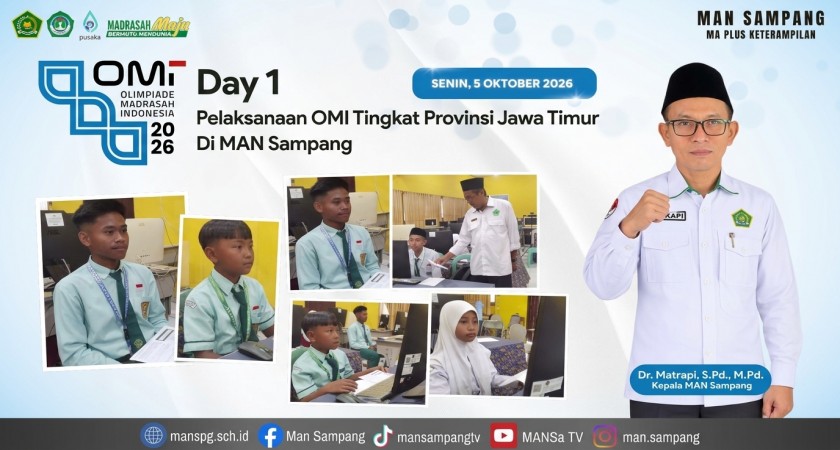 Day 1 Pelaksanaan OMI 2026 Tingkat Provinsi Jawa Timur di MAN Sampang