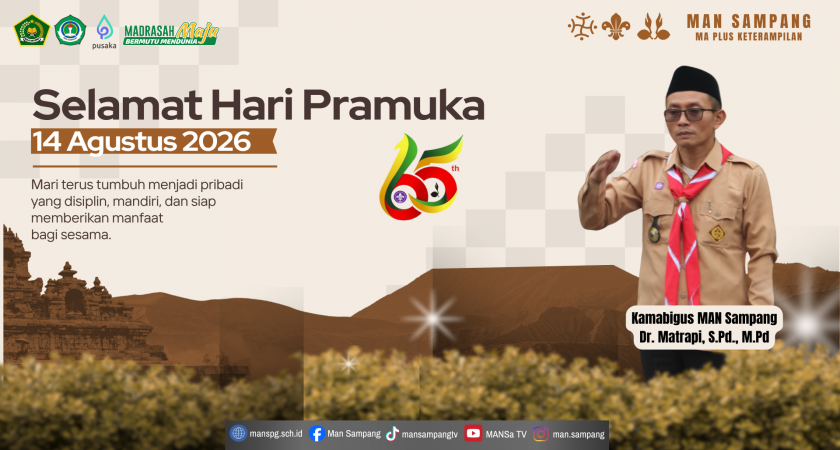 Selamat Hari Pramuka ke-65, “Pramuka untuk Indonesia”