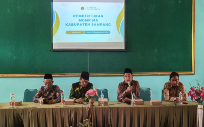 Rapat Pembentukan Forum MGMP MA Kabupaten Sampang