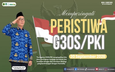 Mengenang Peristiwa G30S/PKI, Memperkuat Semangat Kebangsaan dan Nilai Pancasila