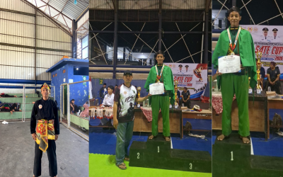 Muammar Khadavi Juara 1 Kejuaraan Pencak Silat SATE CUP (Sa Ateh Sa Taretanan) IPSI Kabupaten Sampang Tahun 2026.