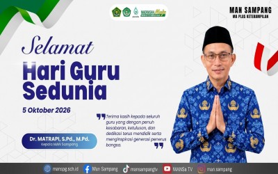 Selamat Hari Guru Sedunia 5 Oktober 2026