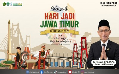 Selamat Hari Jadi ke-81 Provinsi Jawa Timur, 12 Oktober 2026 | Jatim Unggul, Maju, Berkelanjutan