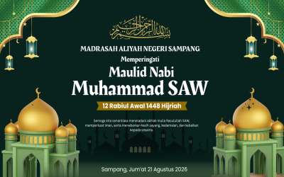 Keluarga Besar MAN Sampang mengucapkan Selamat Memperingati Maulid Nabi Muhammad SAW 1448 H.